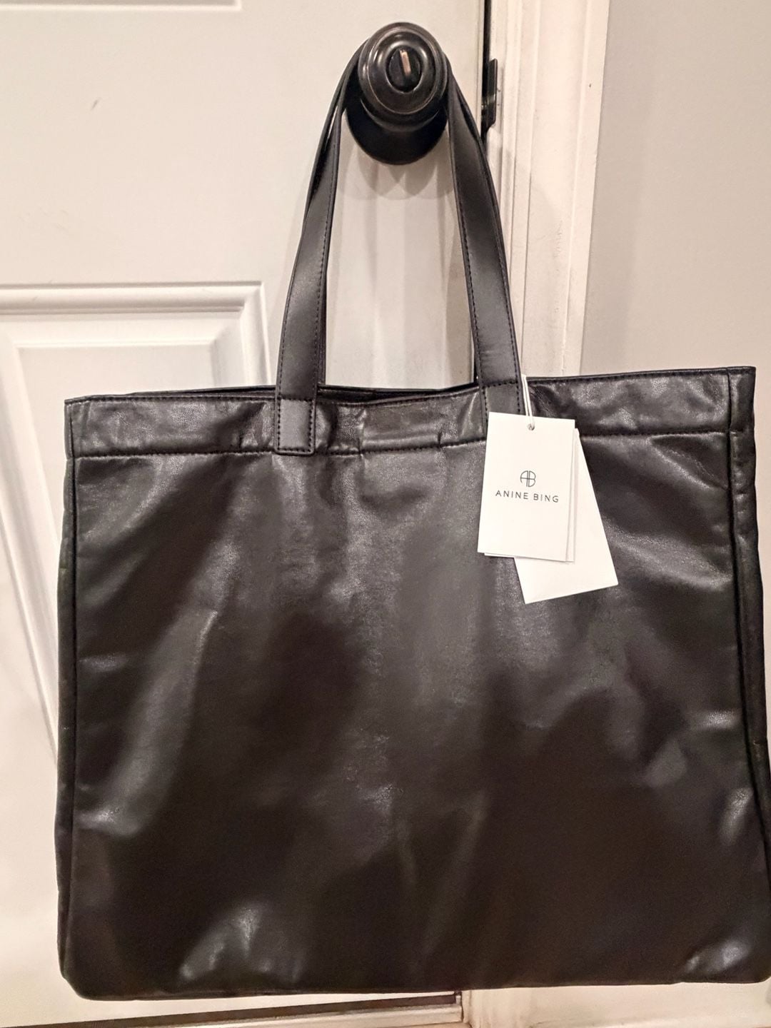 Anine Bing Rio Tote Bag Black 8