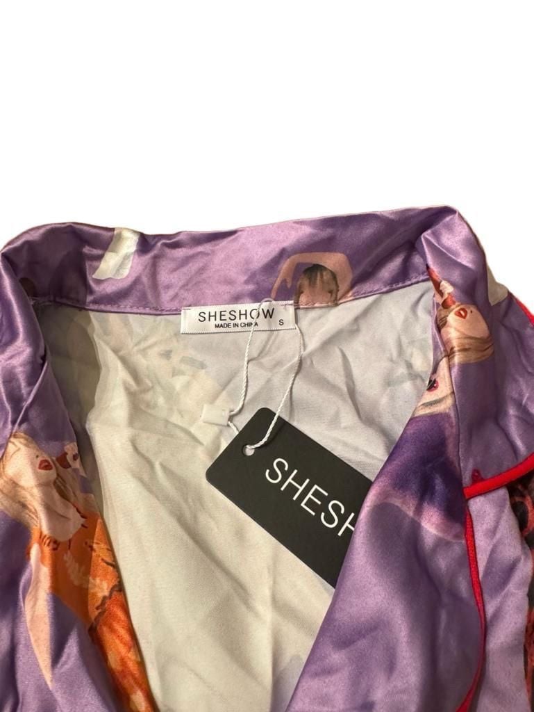 Sheshow Taylor Swift Eras Tour Satin Pajama Set Size S b1507 2
