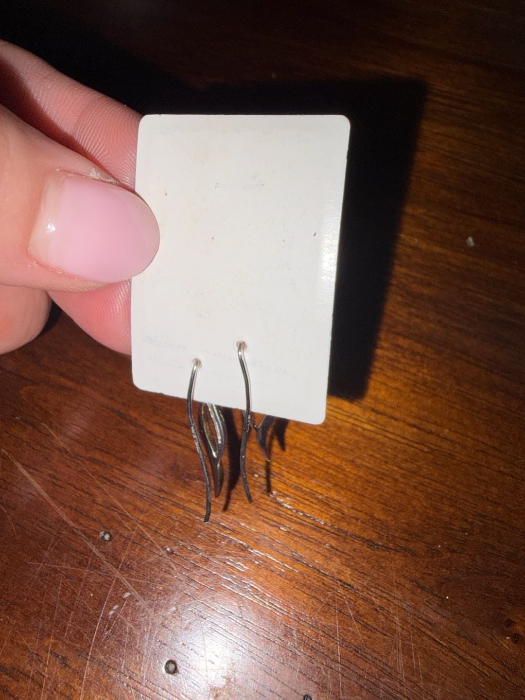 José Jay The Ear Pin Sterling Silver Two Tone Earrings Vintage 7