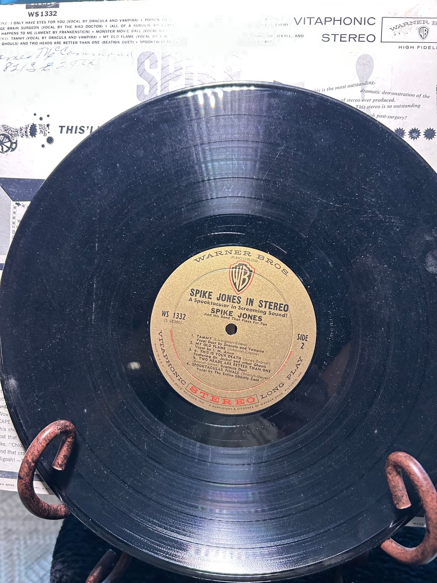 Spike Jones in Stereo LP Vinyl Record 1959 Warner Bros 4