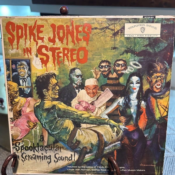Spike Jones in Stereo LP Vinyl Record 1959 Warner Bros