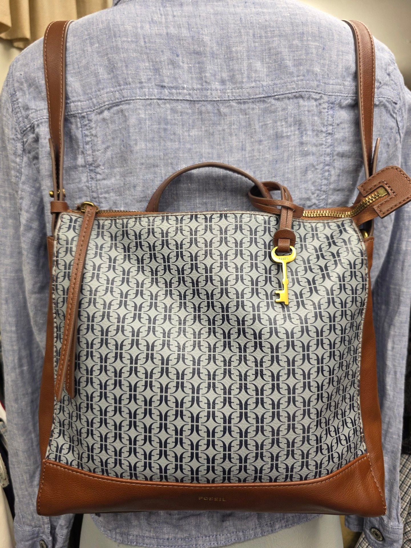 Fossil Elina Small Convertible Backpack 12