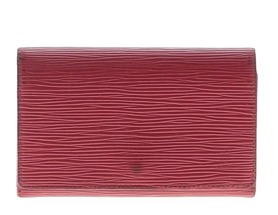Louis Vuitton Epi Leather Portefeuille Tresor Wallet Red 2