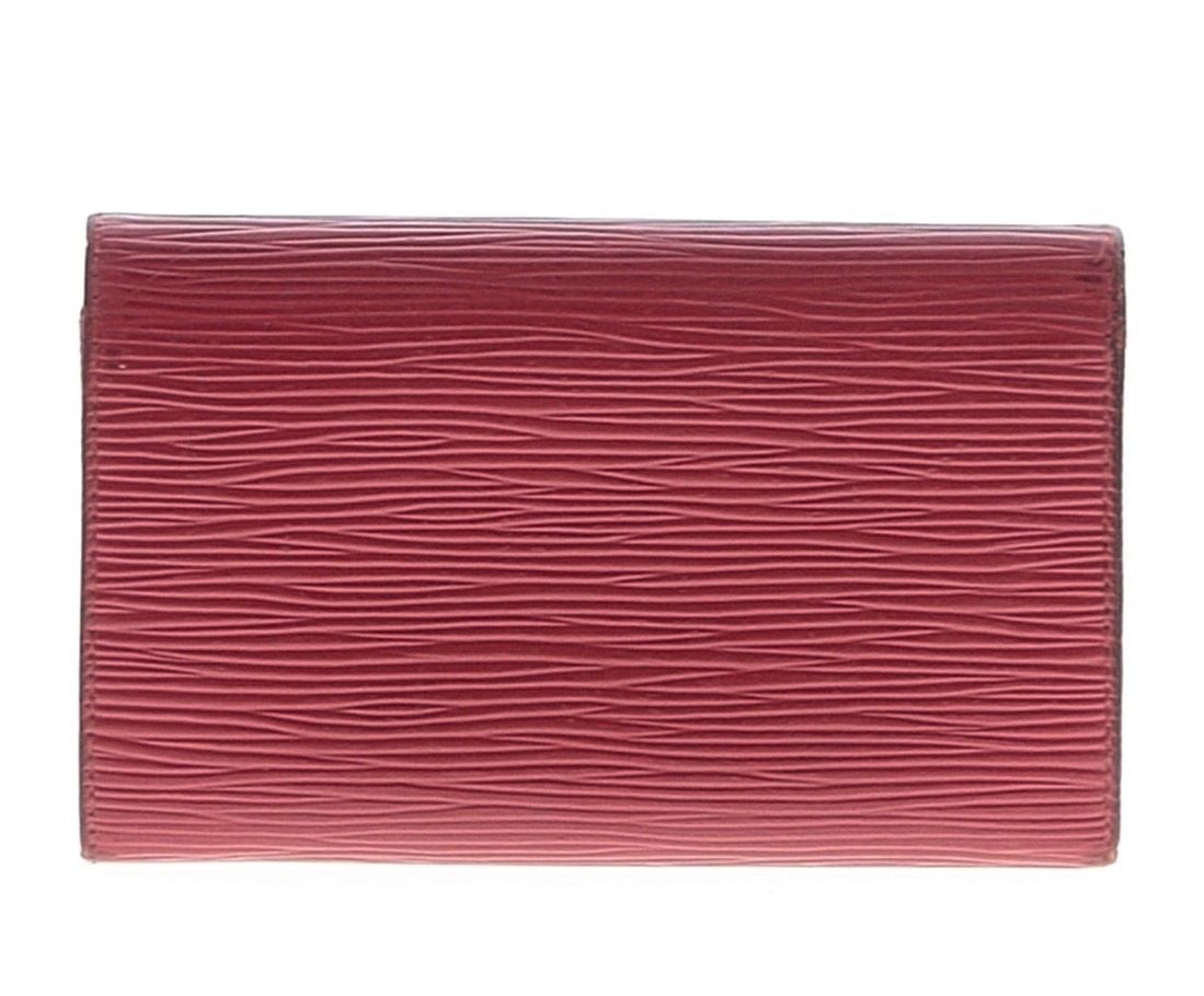 Louis Vuitton Epi Leather Portefeuille Tresor Wallet Red 3