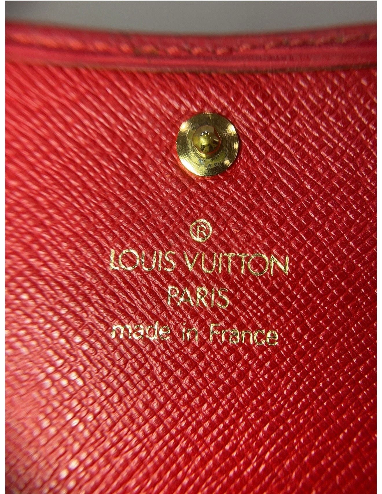 Louis Vuitton Epi Leather Portefeuille Tresor Wallet Red 5