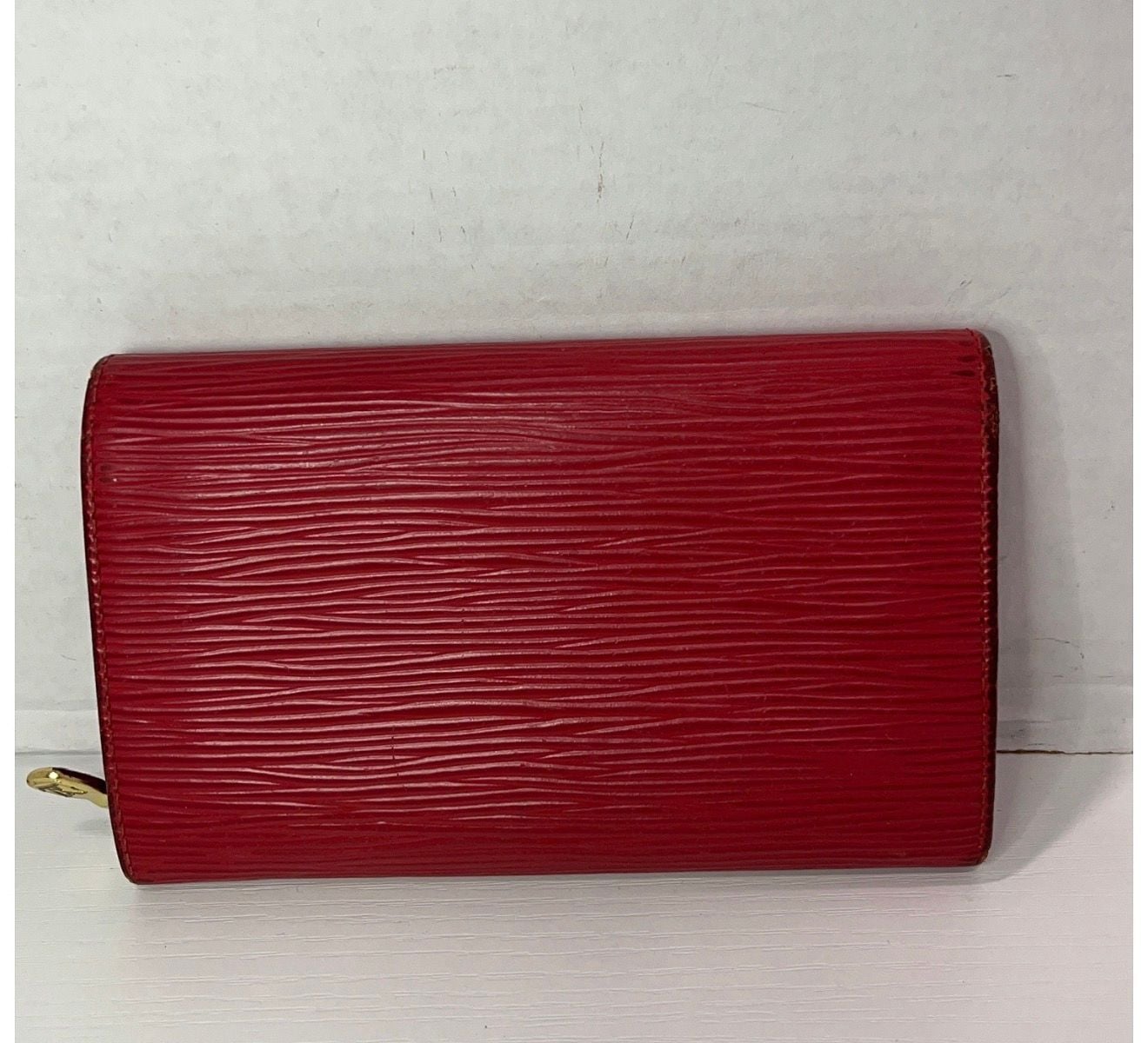 Louis Vuitton Epi Leather Portefeuille Tresor Wallet Red 14