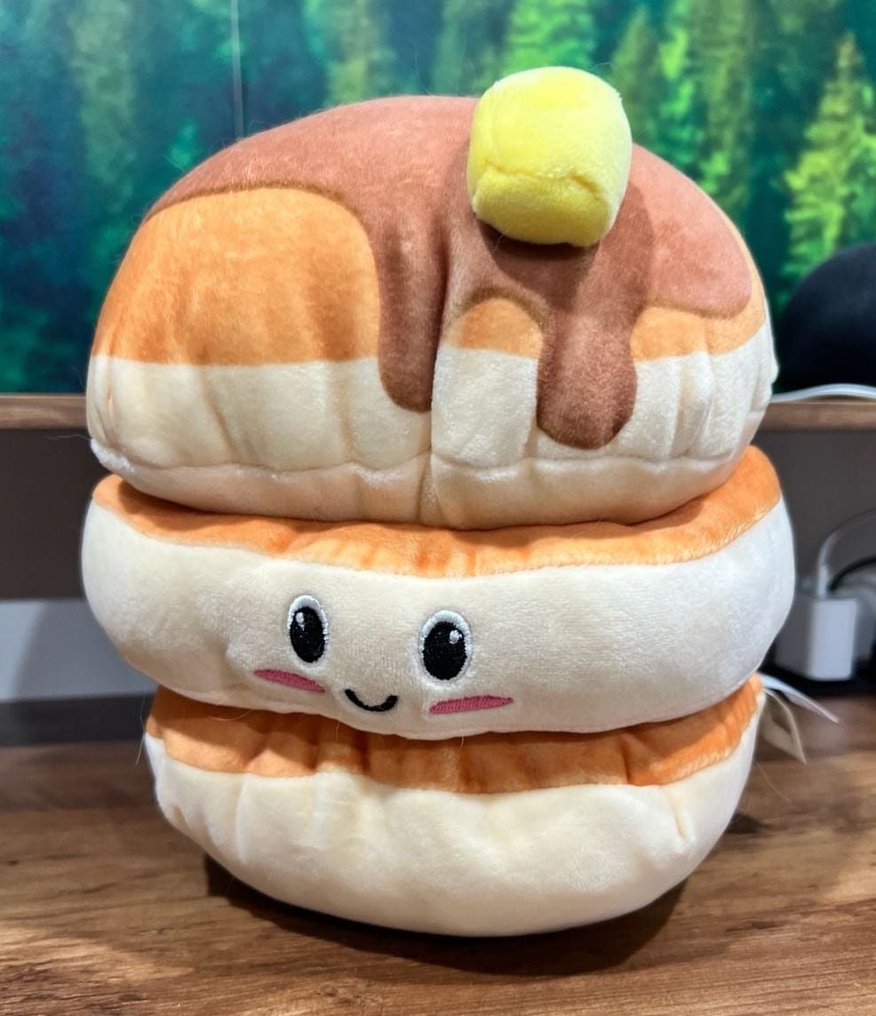 Smoochy Pals Stacked Pancakes Plush Toy 1