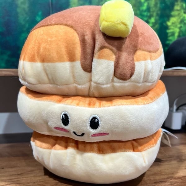 Smoochy Pals Stacked Pancakes Plush Toy