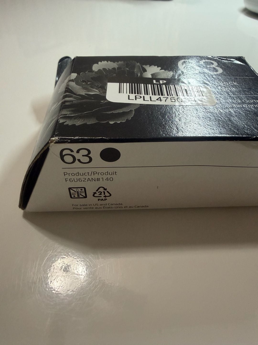 HP 63 Ink Cartridge - Black Exp Dec 2027 3