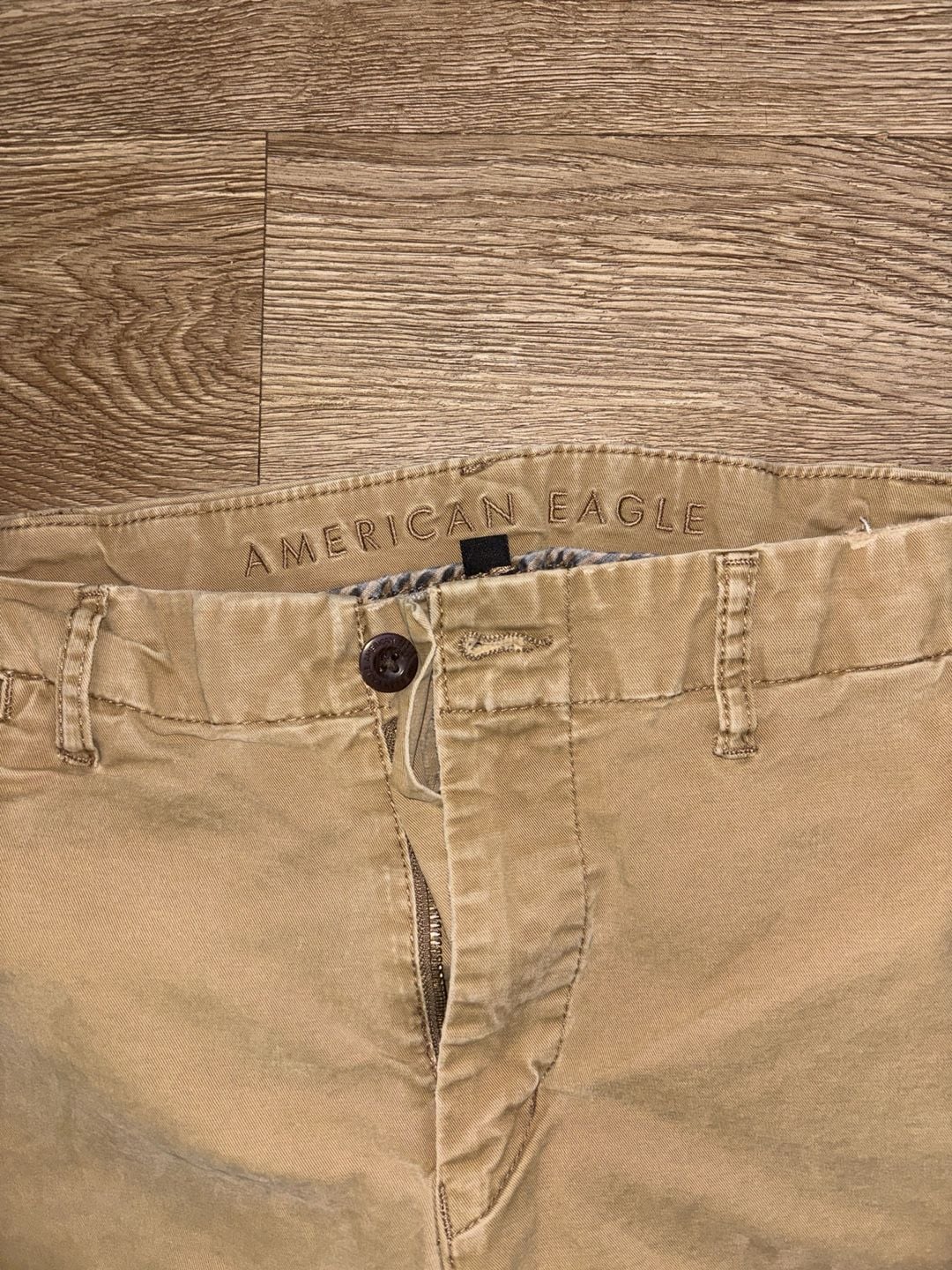 American Eagle Khaki Pants Tan Chinos 3
