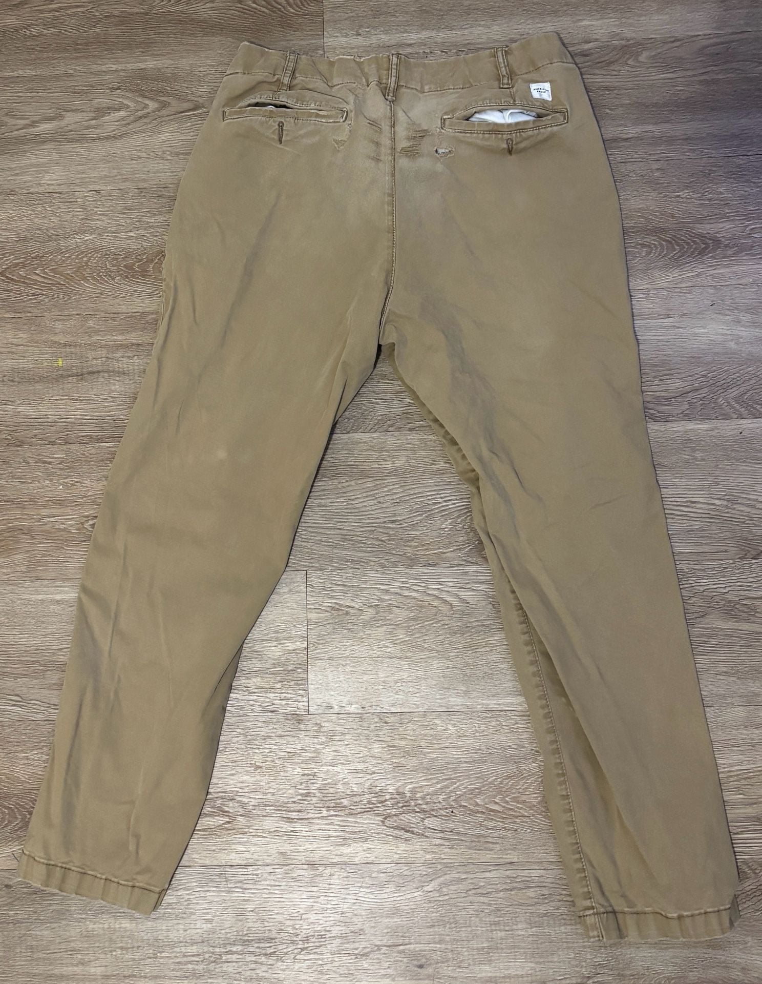 American Eagle Khaki Pants Tan Chinos 4
