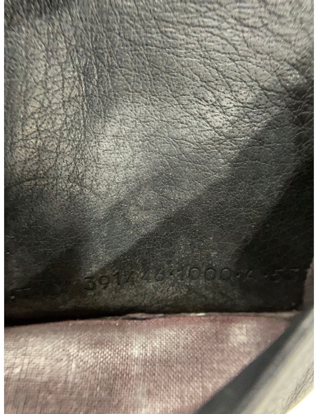 Balenciaga Paper Mini Trifold Wallet Black Leather 5