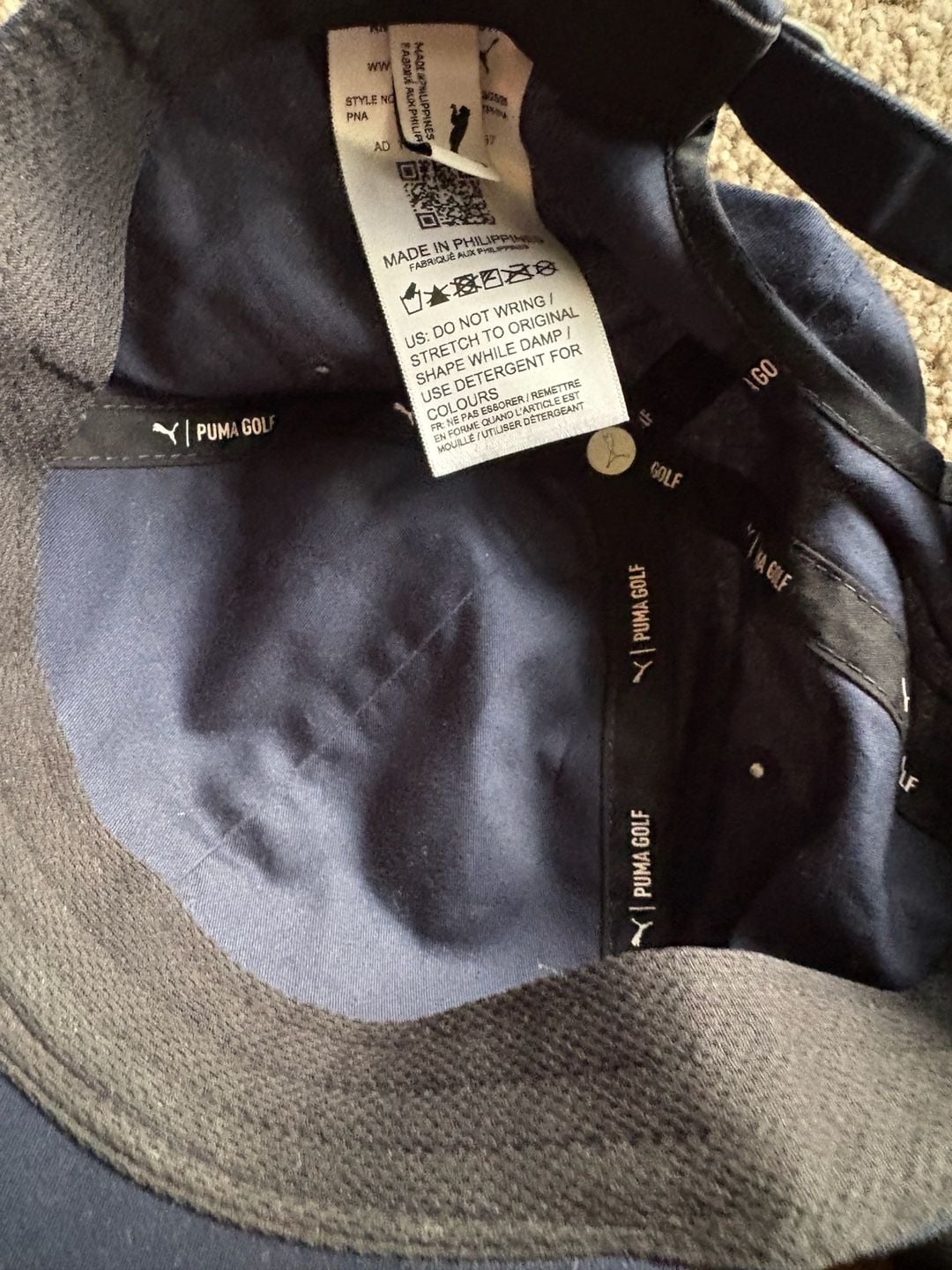 Puma Golf Shield Unstructured Cap Navy Blue 3