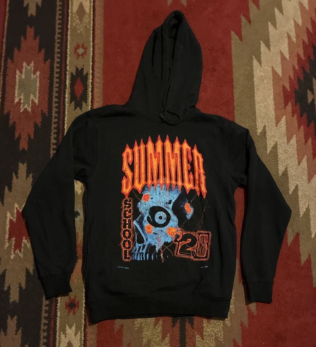 Summer School Tour '26 Hoodie Size Medium Black 2