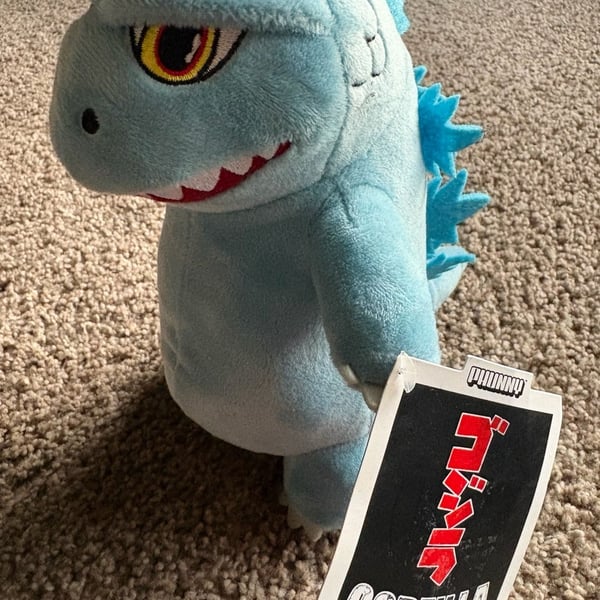 Kidrobot Phunny Godzilla Blue Plush