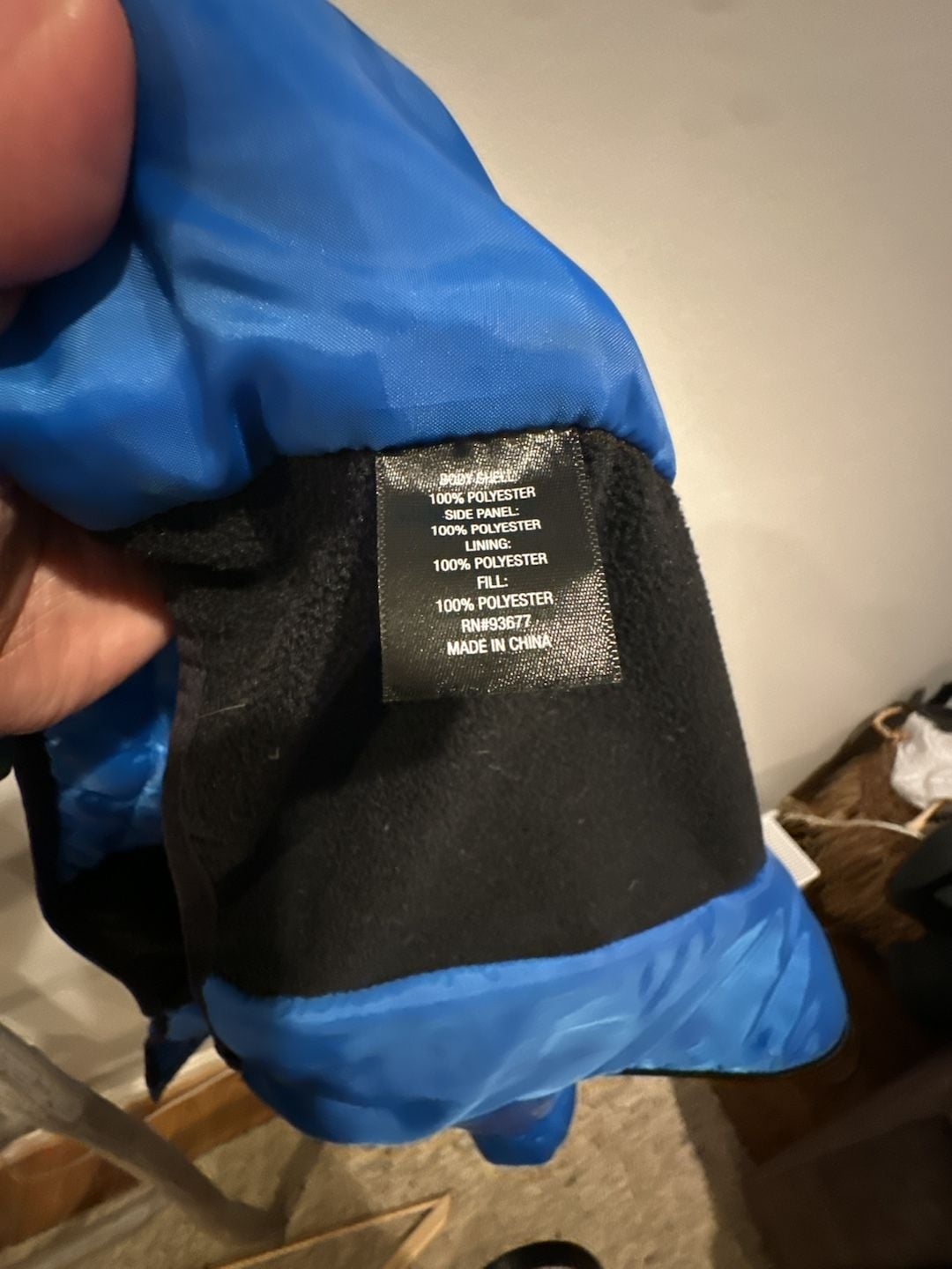 Xersion Puffer Vest Size M Blue Quilted Full Zip 9