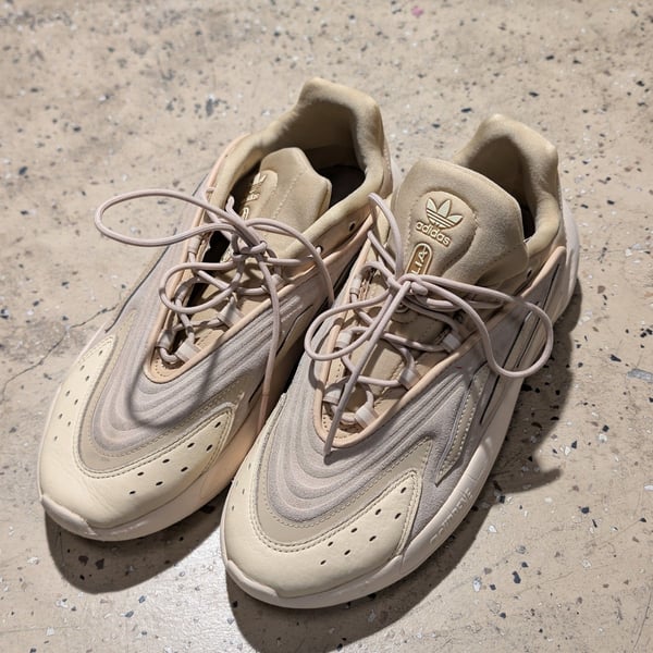 Adidas Ozelia Size 10.5 Beige Casual Sneakers