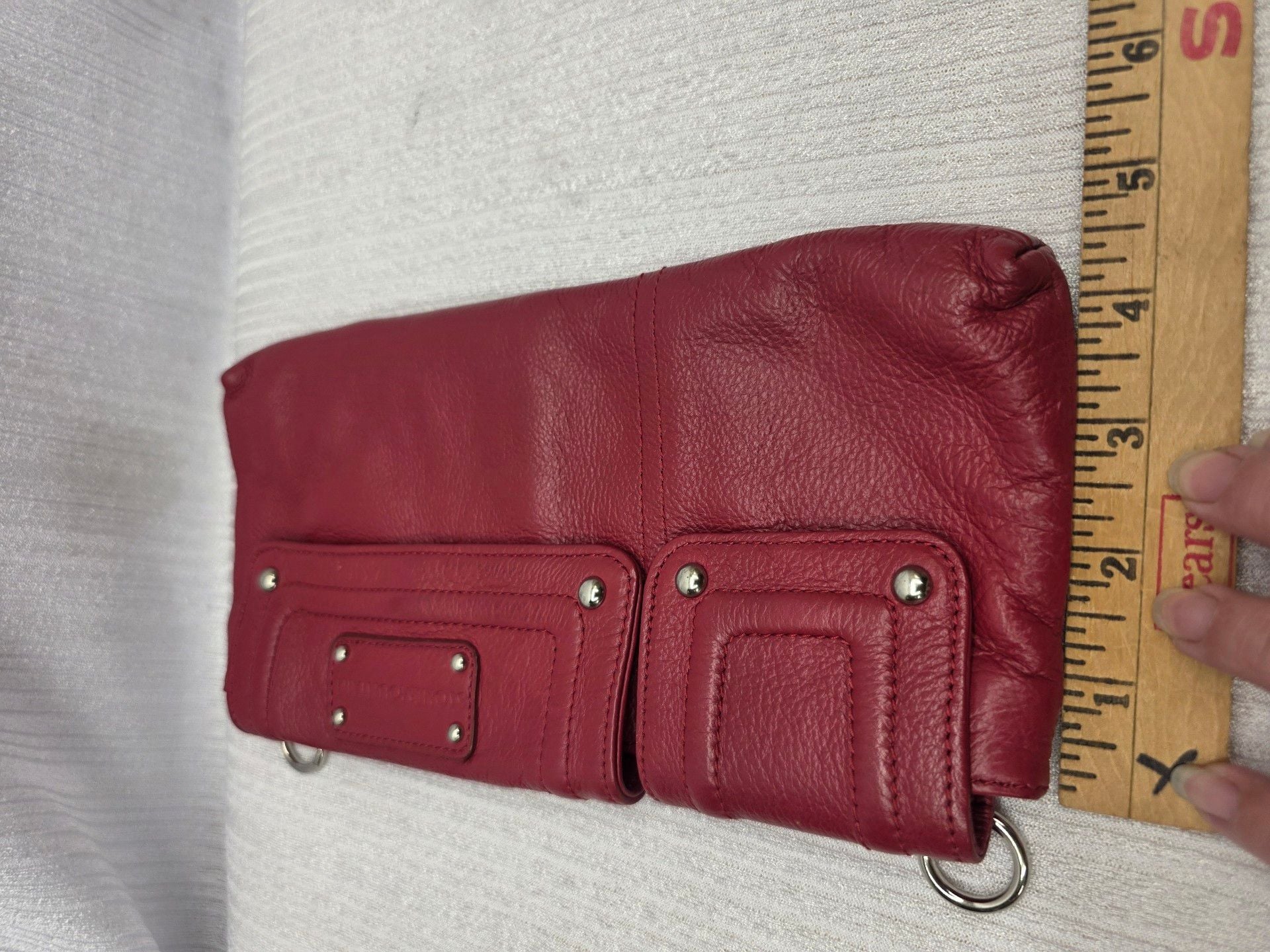 Stone Mountain Red Leather Crossbody Bag 9