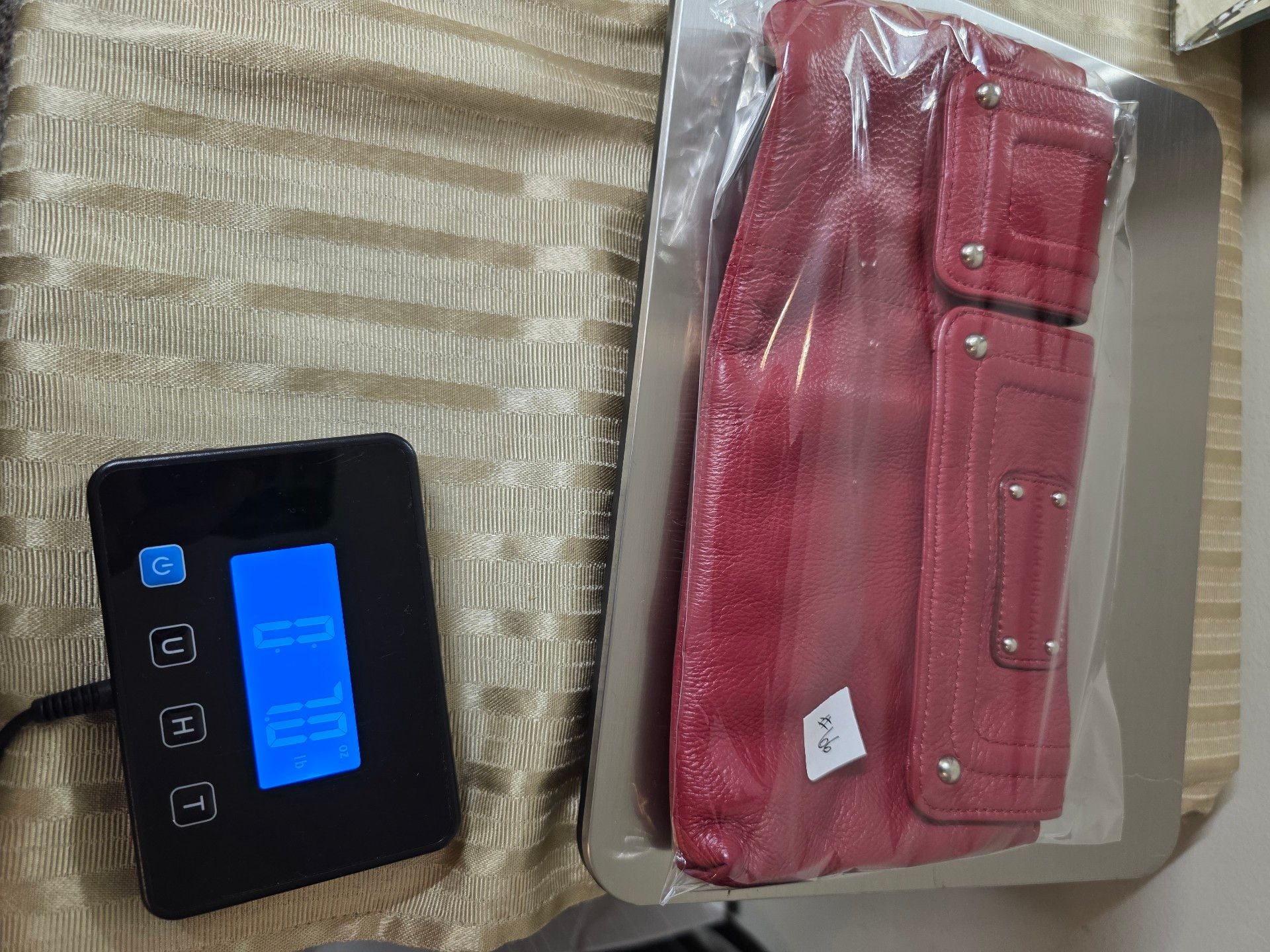 Stone Mountain Red Leather Crossbody Bag 11