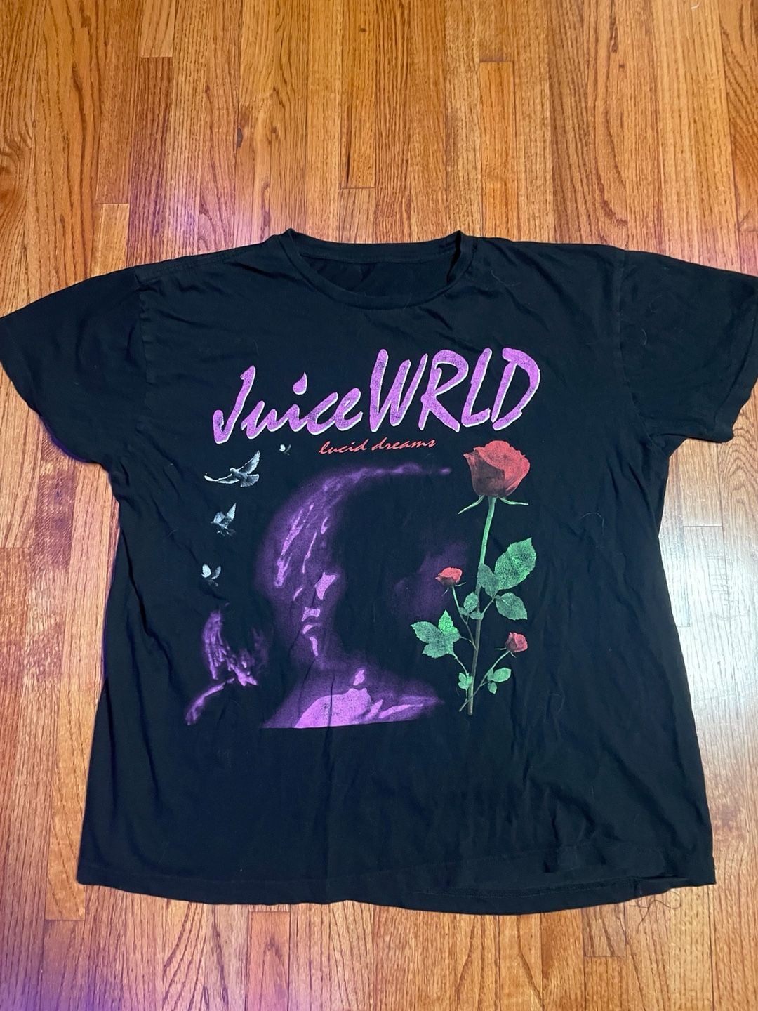 Juice WRLD Lucid Dreams Graphic T-Shirt Black 2