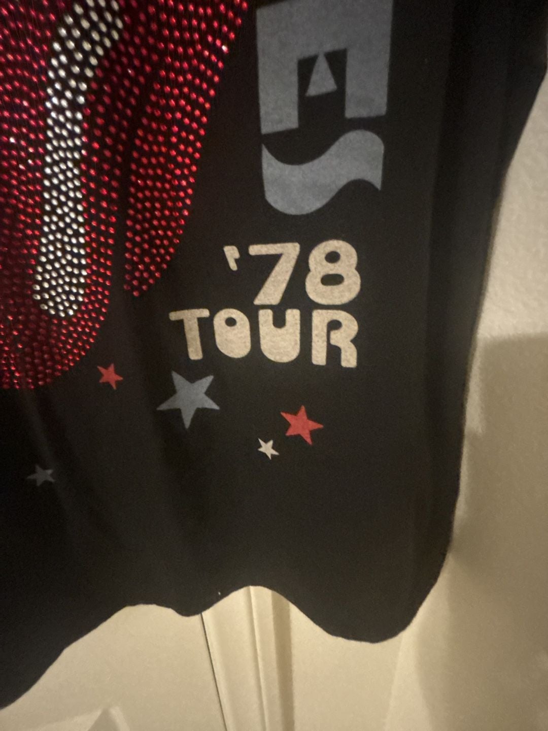 The Rolling Stones '78 Tour Rhinestone Graphic T-Shirt Size L 3