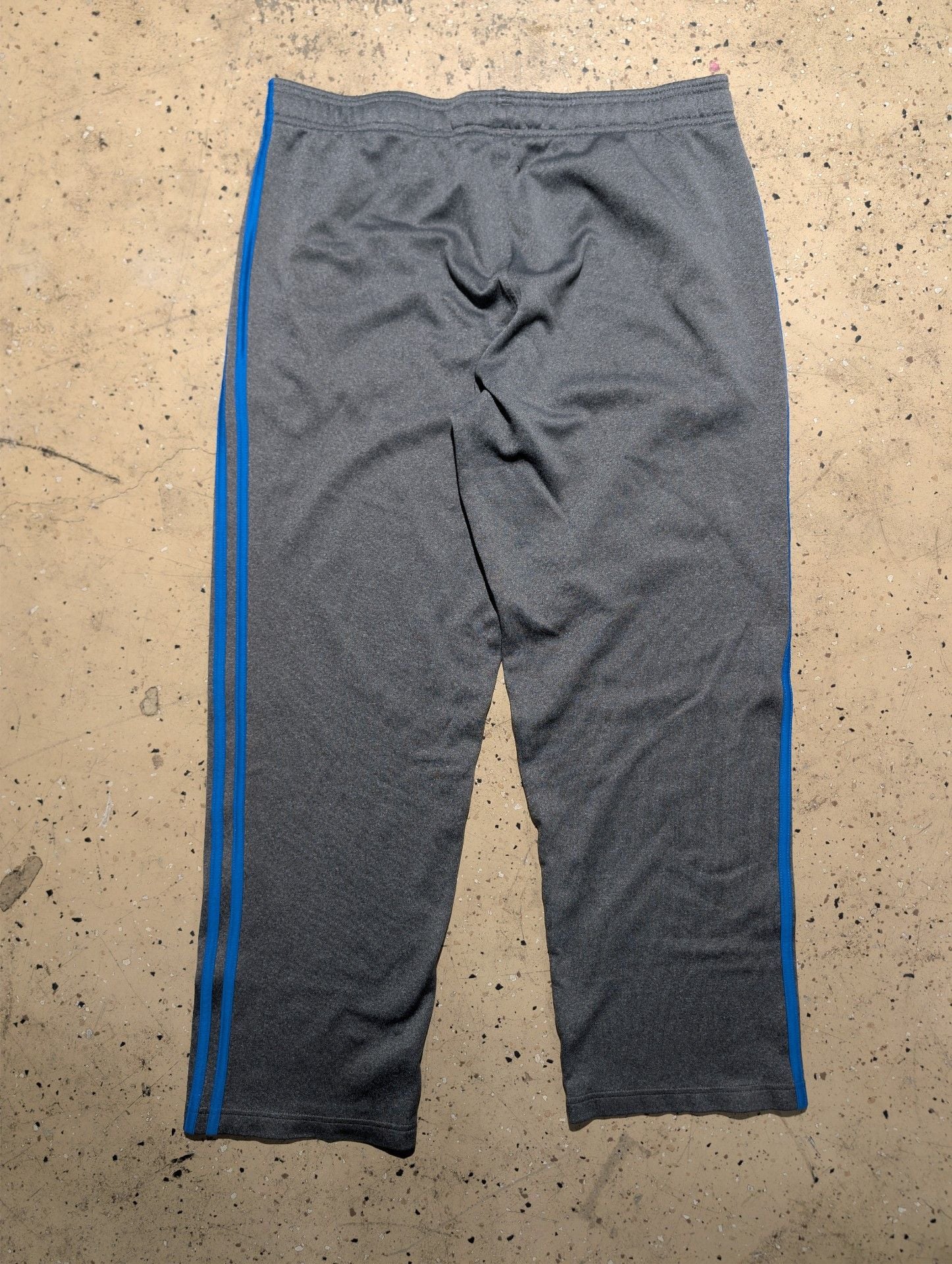 Adidas 3-Stripe Athletic Pants Gray Blue 6