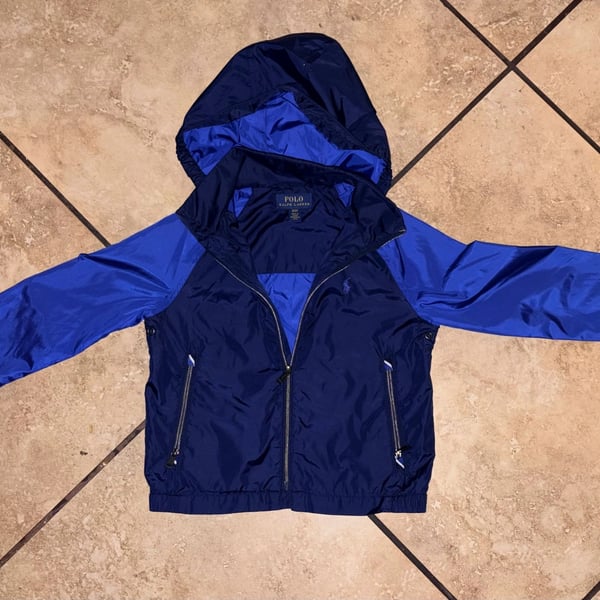 Polo Ralph Lauren Windbreaker Jacket Size 3/3T Blue