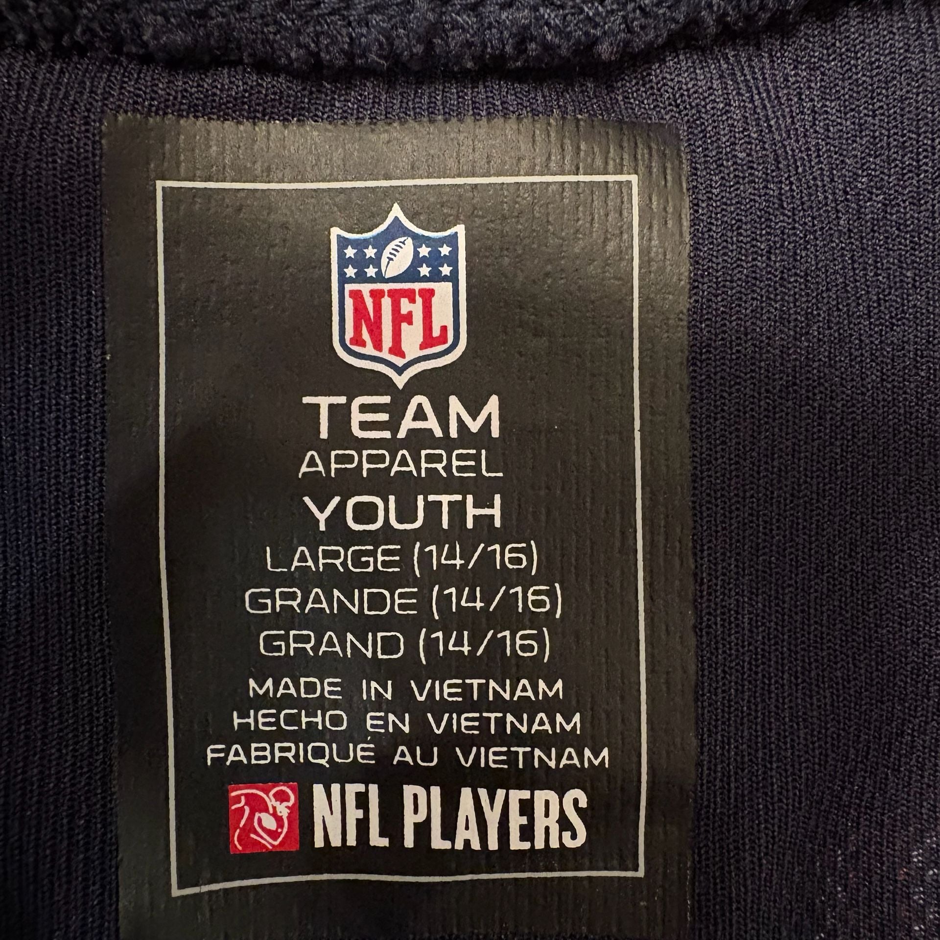 Chicago Bears Mitchell Trubisky #10 Jersey Youth L 14/16 NFL Team Apparel Navy 5
