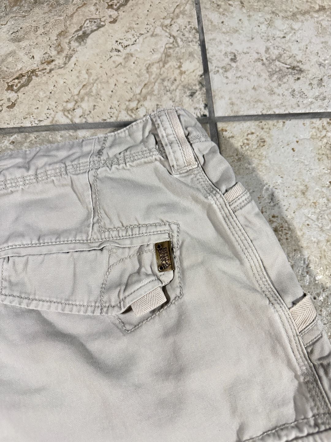 Billabong Cargo Shorts Size 32 Tan Cotton 7