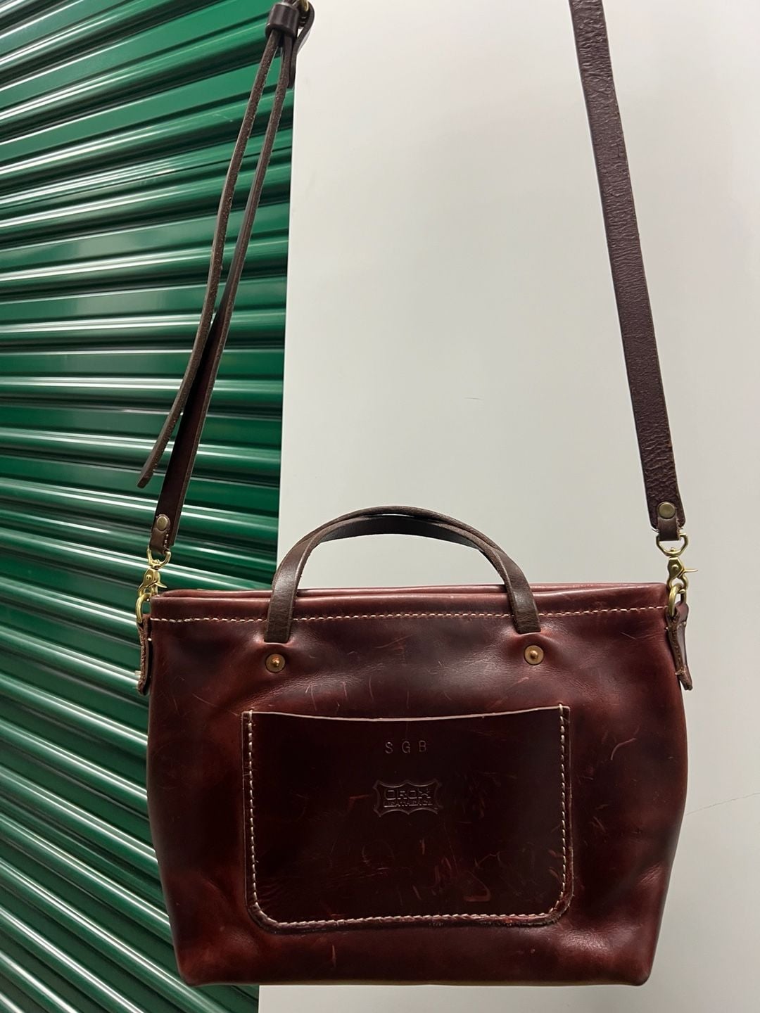 Orox Leather Co. Merces Cross Handbag Brown Leather 2