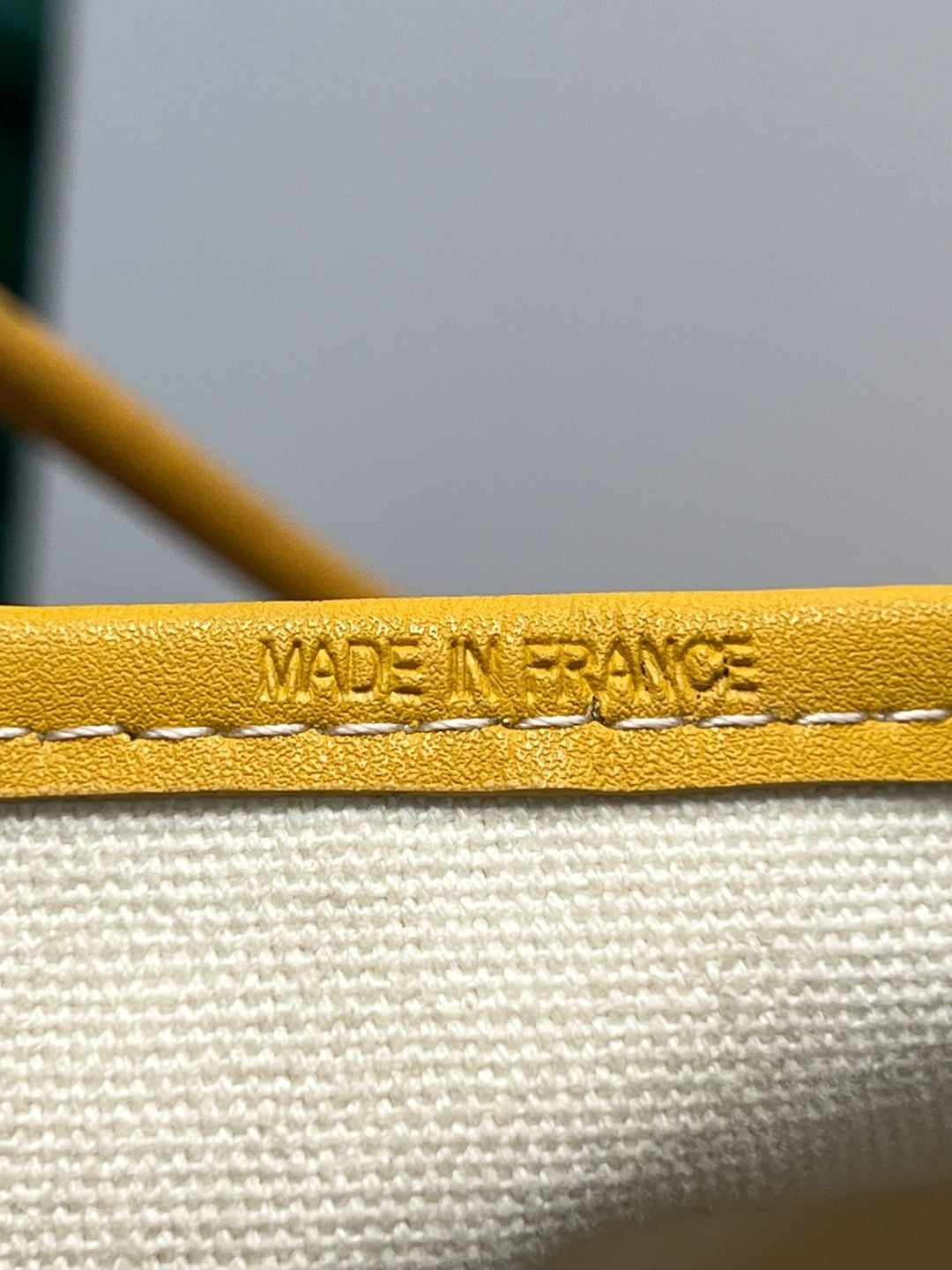 Goyard Saint Louis GM Tote Bag Yellow Coated Canvas 10
