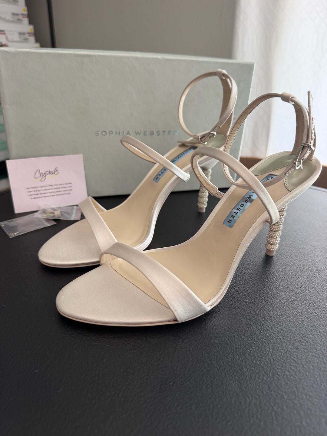 Sophia Webster Rosalind Crystal Sandal Size 41 Wifey For Lifey Heels 7
