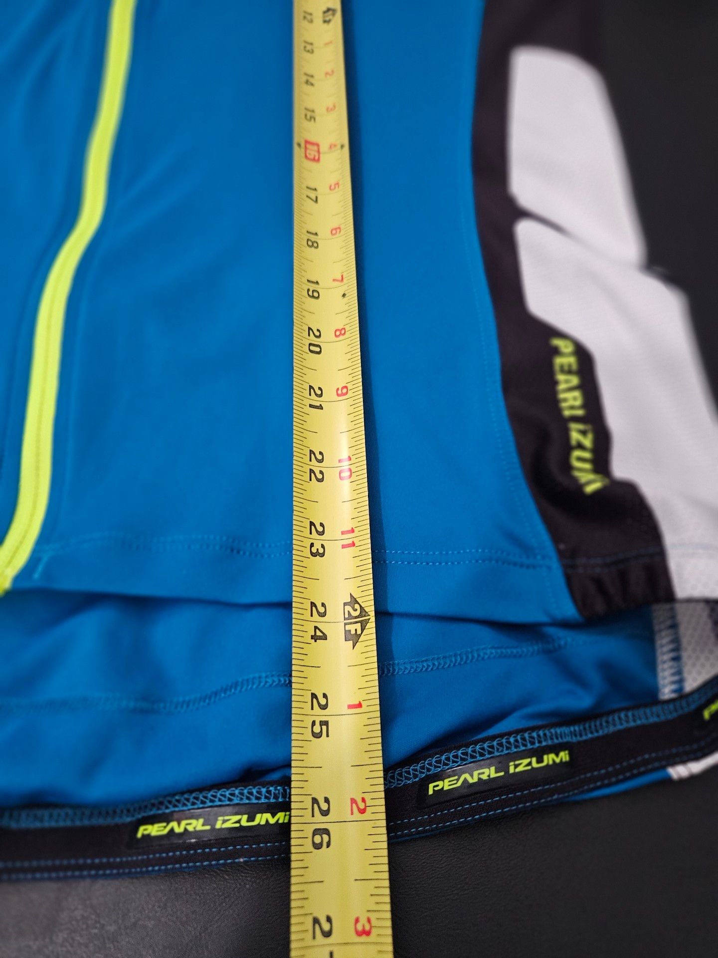 Pearl Izumi Elite In-R-Cool Cycling Jersey Size L Blue Black 11