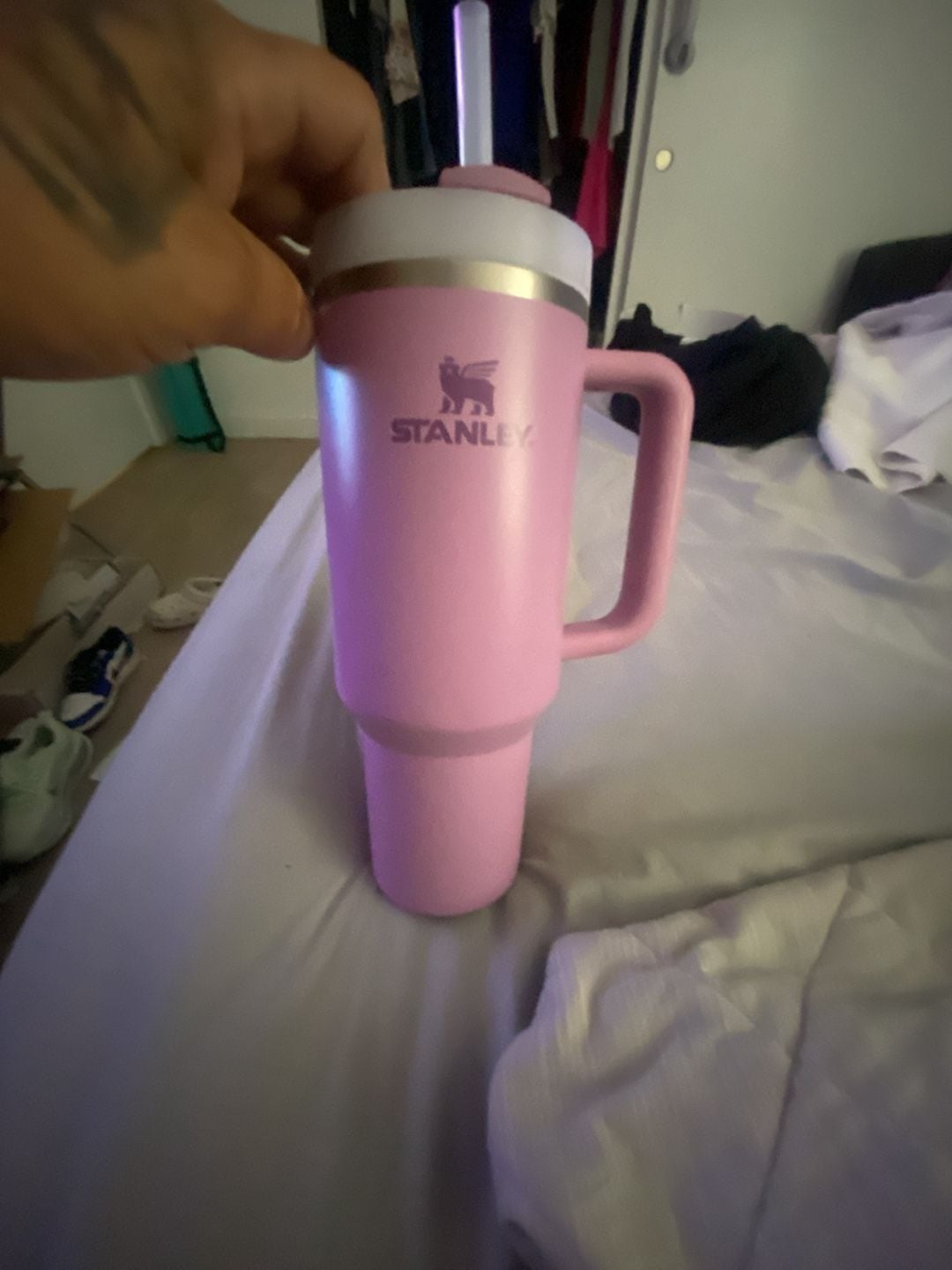 Stanley Quencher H2.0 Tumbler 40 oz Pink FlowState 1
