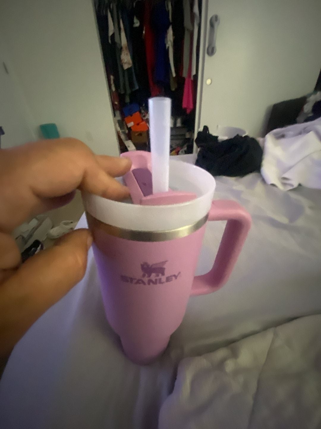 Stanley Quencher H2.0 Tumbler 40 oz Pink FlowState 3