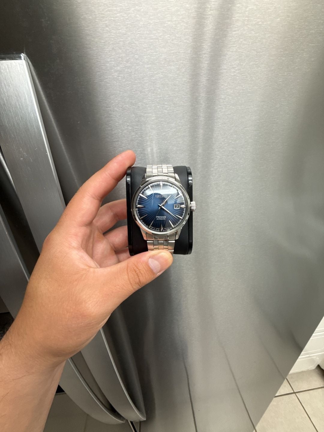 Seiko Presage Cocktail Time Blue Moon SRPB41 Automatic Watch 2