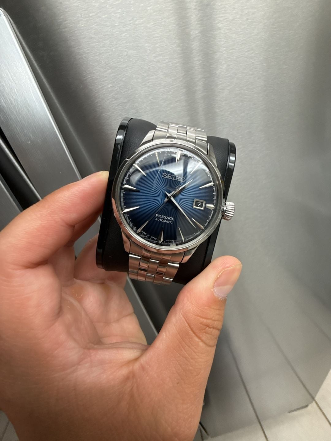 Seiko Presage Cocktail Time Blue Moon SRPB41 Automatic Watch 7