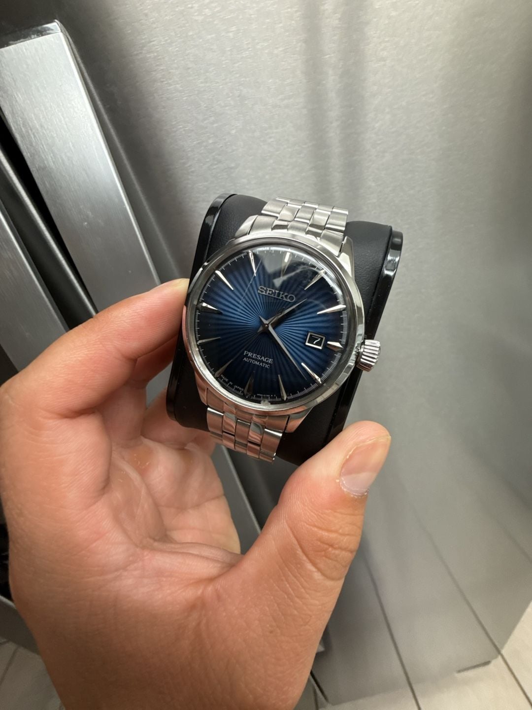 Seiko Presage Cocktail Time Blue Moon SRPB41 Automatic Watch 8