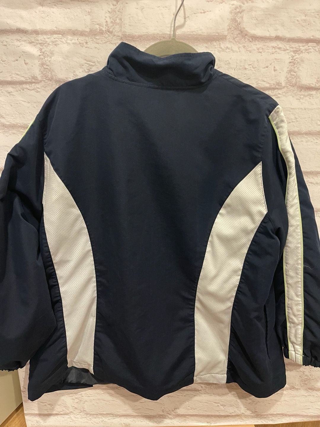 Danskin Now Active Jacket Women’s 2X 18W-20W Navy Mesh Panel Windbreaker 6