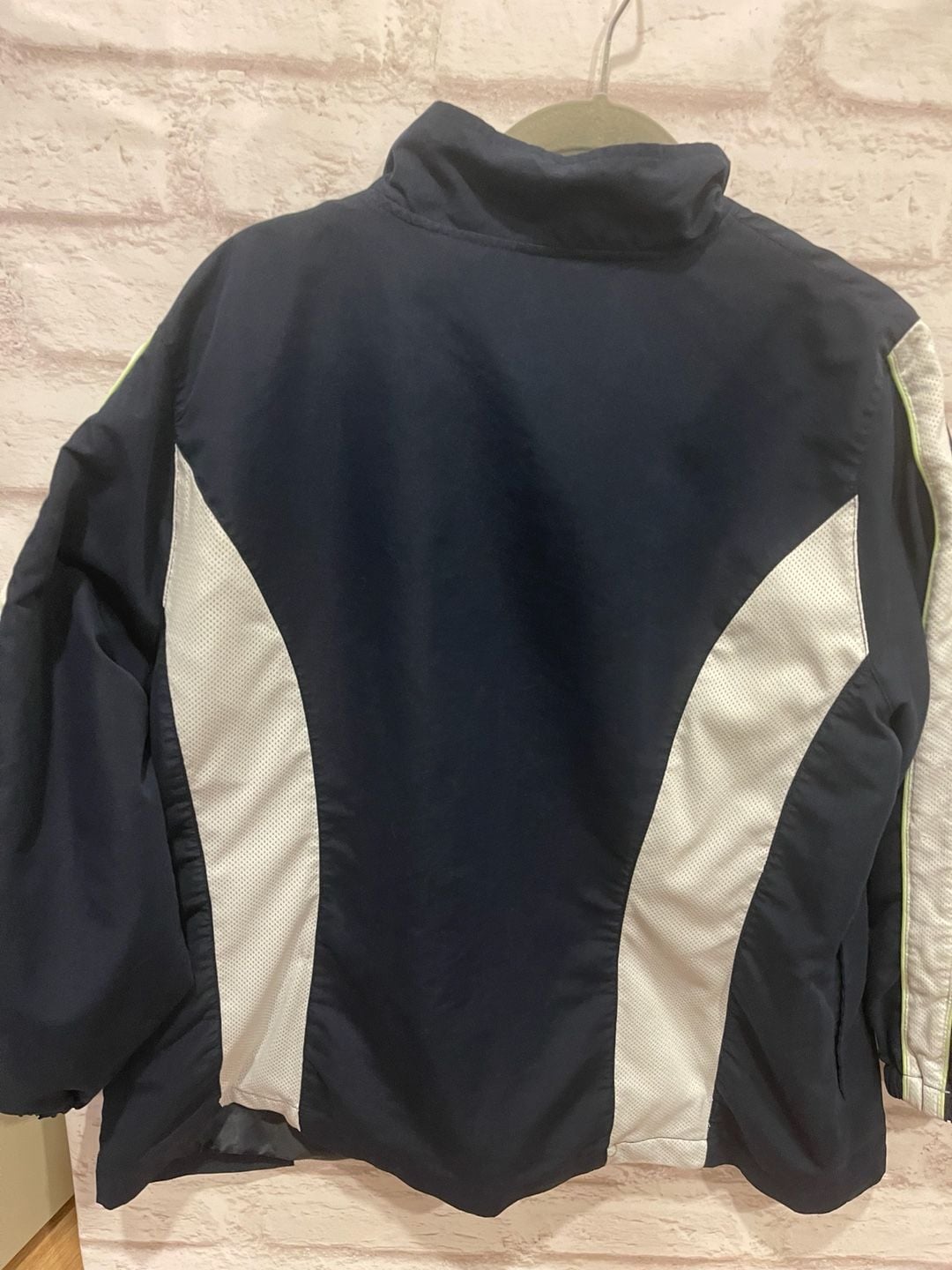 Danskin Now Active Jacket Women’s 2X 18W-20W Navy Mesh Panel Windbreaker 7