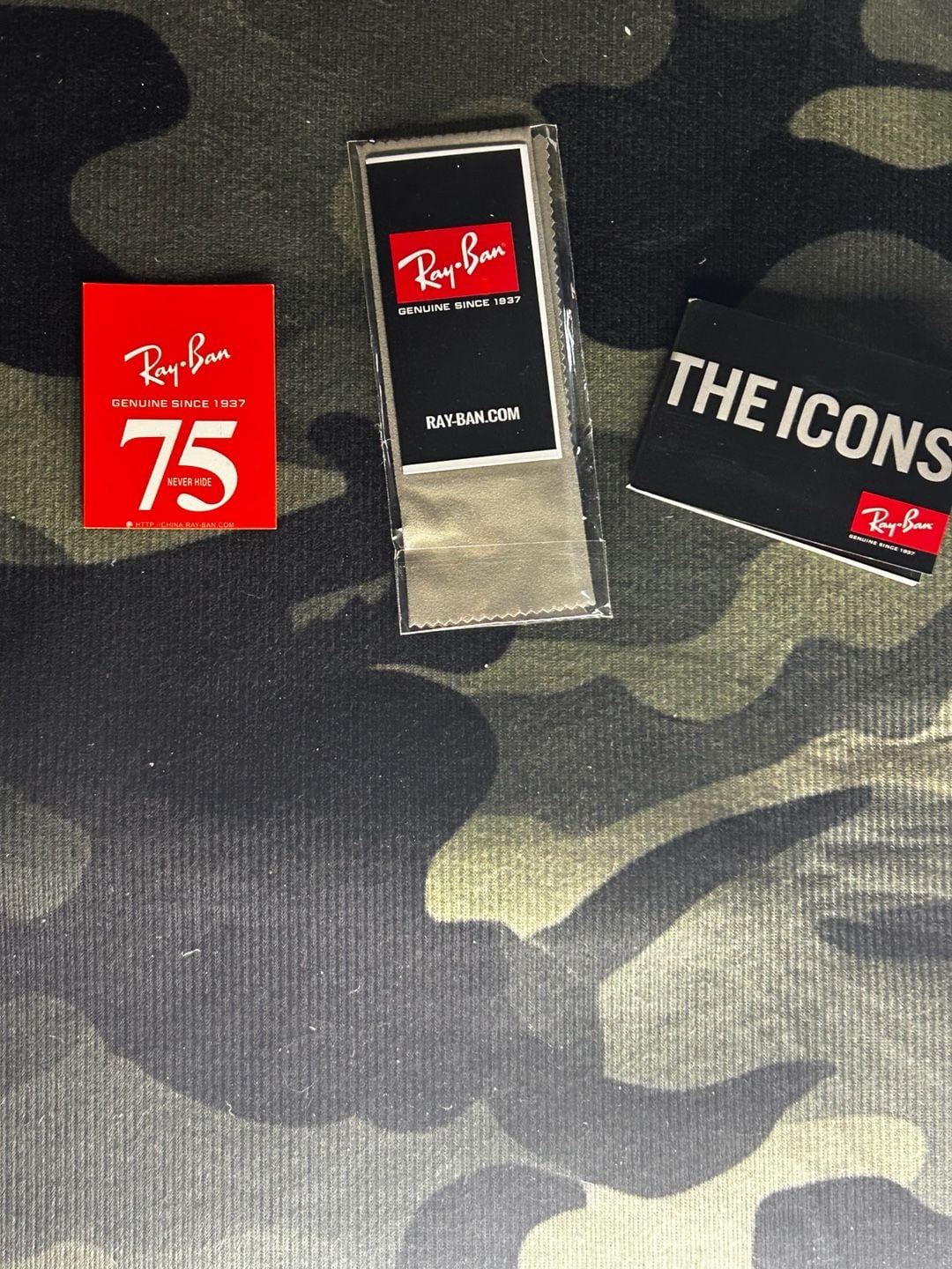 Ray-Ban Hexagonal Flat Lenses Size 50-21 Black G-15 Sunglasses 9
