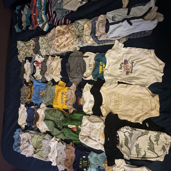 Baby Boy Clothes Lot Mixed Assorted Sizes