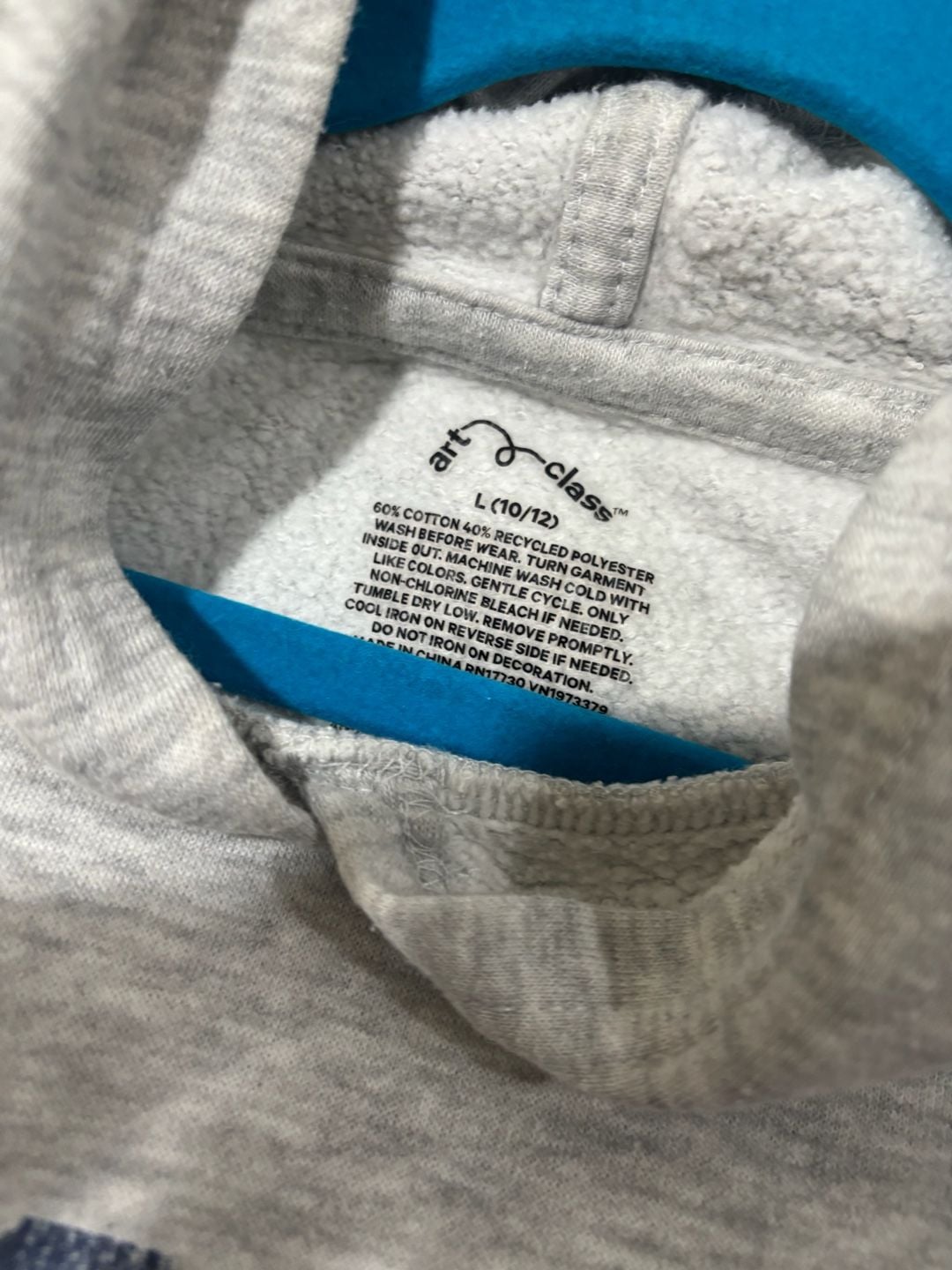 Art Class Girls L 10/12 Brooklyn NYC Graphic Gray Pullover Hoodie 4