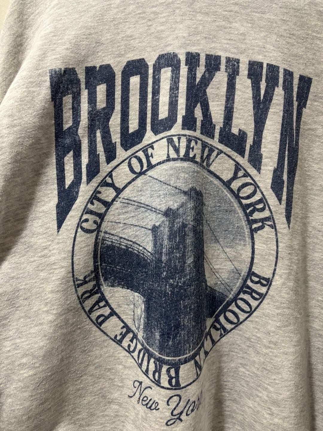 Art Class Girls L 10/12 Brooklyn NYC Graphic Gray Pullover Hoodie 5