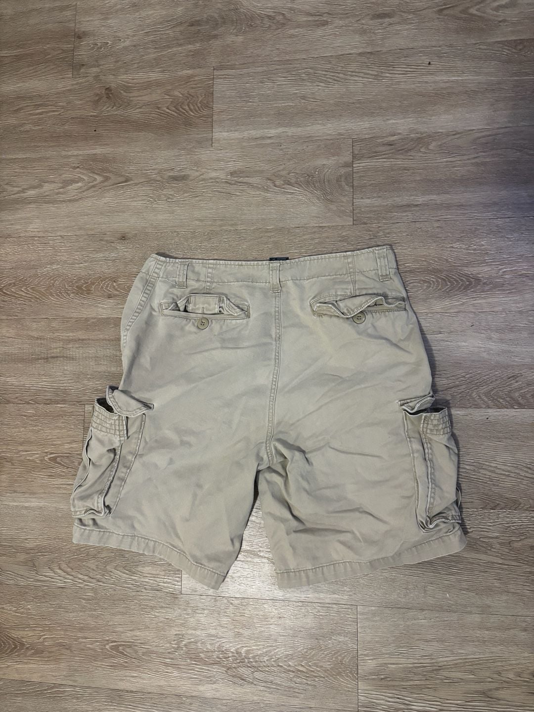 Faded Glory Cargo Shorts Size 32 Tan Cotton 3