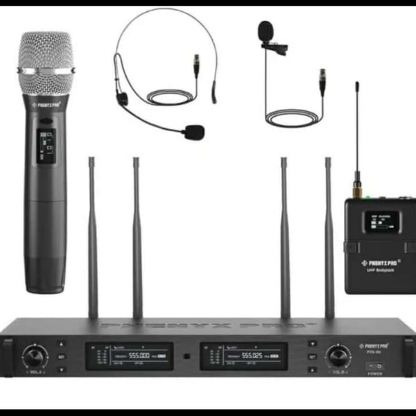 PTU-2U-1H1B True Diversity Wireless Microphone System