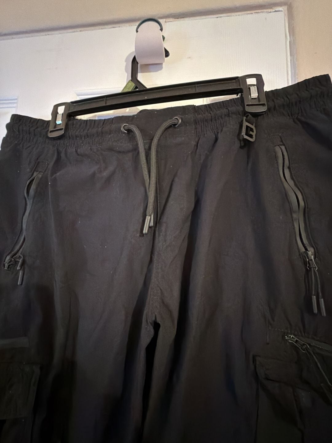 Benjamin Black Cargo Jogger Pants Black SOU1431-N 7