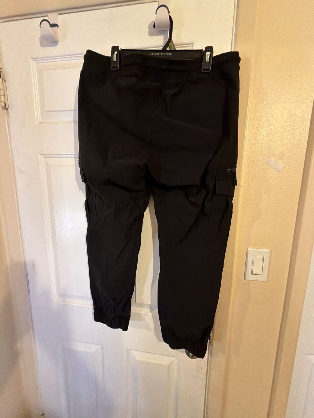 Benjamin Black Cargo Jogger Pants Black SOU1431-N 8