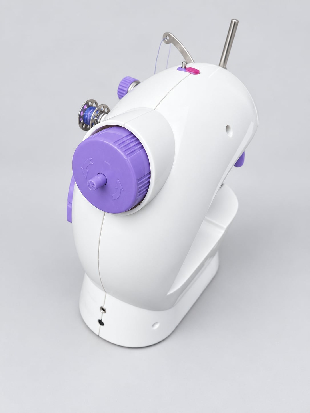 KPCB Tech Mini Portable Sewing Machine White Purple 3