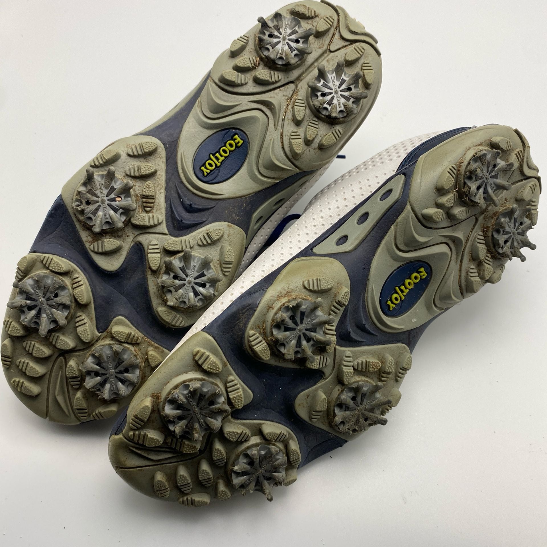 FootJoy Junior DNA Golf Shoes 45023 White/Navy Blue/Gray Youth Size 5M (G1017) 6